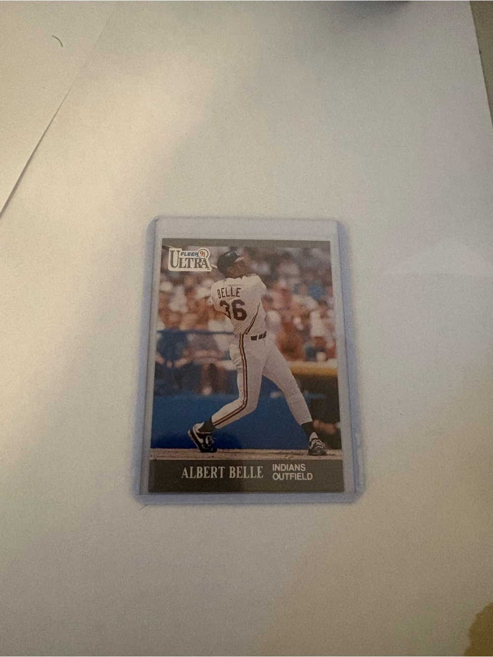 Albert Belle Cleveland Indians Fleer Ultra